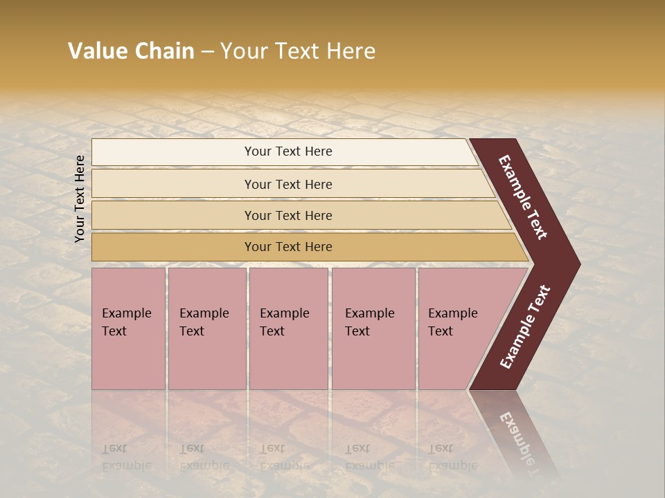 Close Up Pavement PowerPoint Template