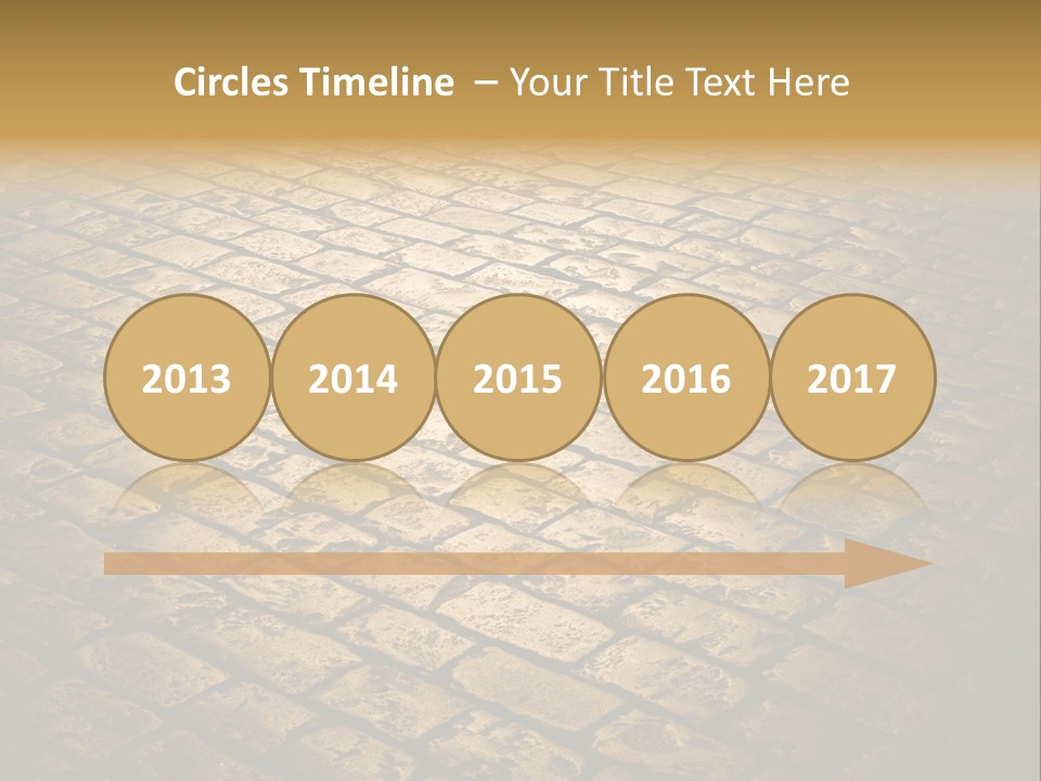 Close Up Pavement PowerPoint Template
