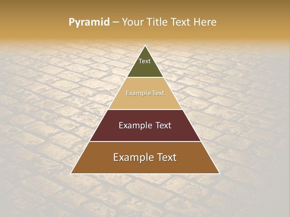 Close Up Pavement PowerPoint Template