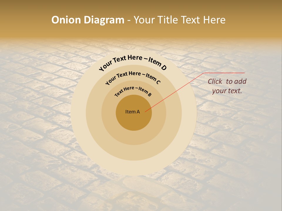 Close Up Pavement PowerPoint Template