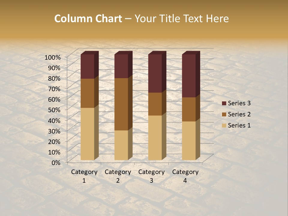 Close Up Pavement PowerPoint Template