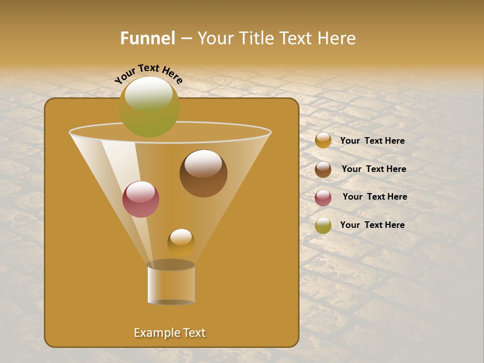 Close Up Pavement PowerPoint Template