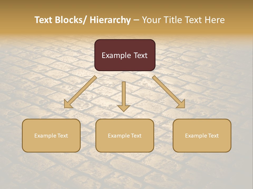 Close Up Pavement PowerPoint Template