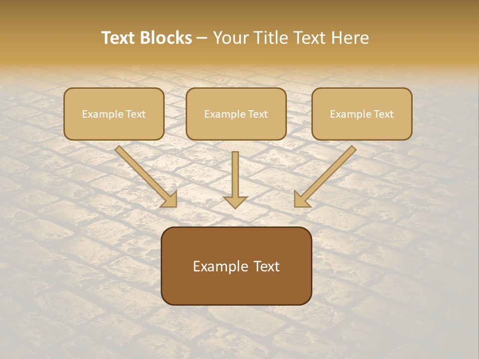 Close Up Pavement PowerPoint Template