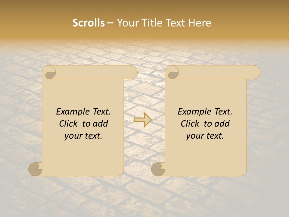 Close Up Pavement PowerPoint Template