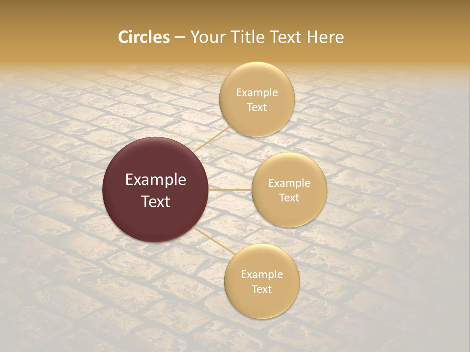 Close Up Pavement PowerPoint Template