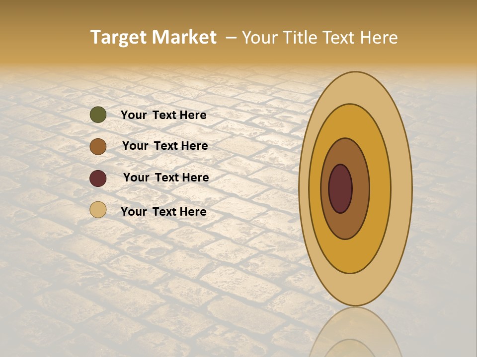 Close Up Pavement PowerPoint Template