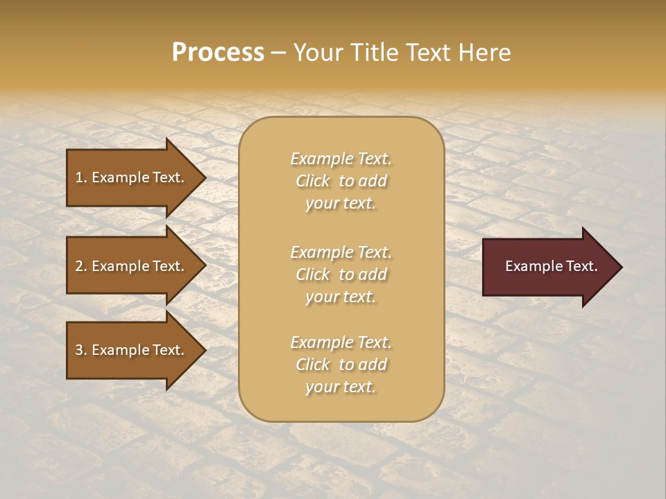 Close Up Pavement PowerPoint Template