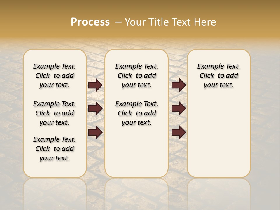 Close Up Pavement PowerPoint Template