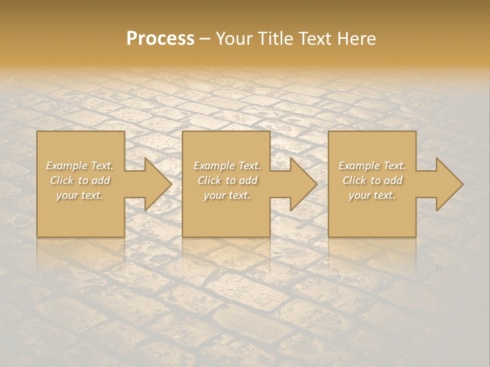 Close Up Pavement PowerPoint Template