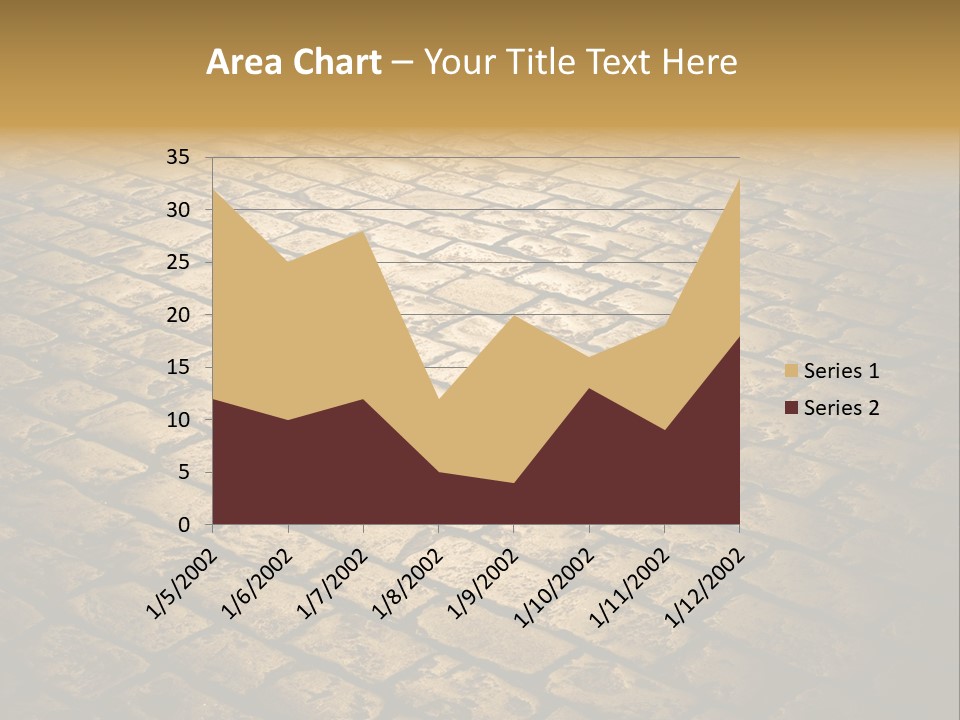 Close Up Pavement PowerPoint Template