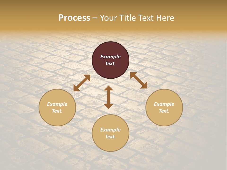 Close Up Pavement PowerPoint Template