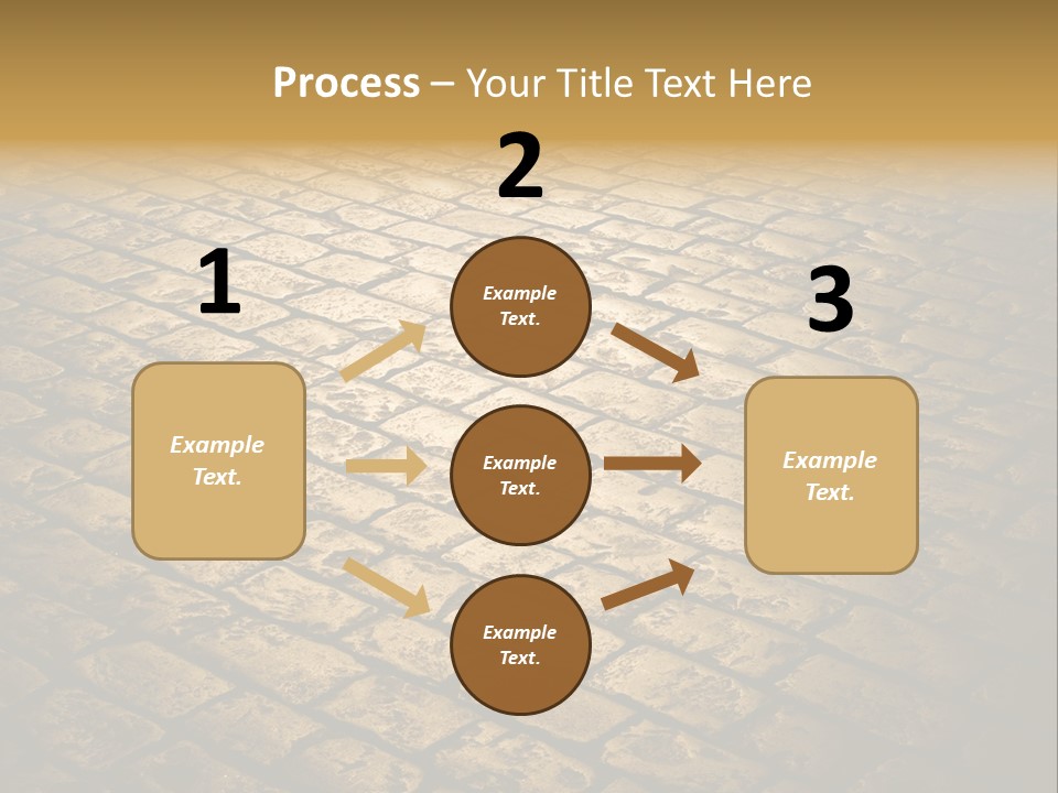 Close Up Pavement PowerPoint Template