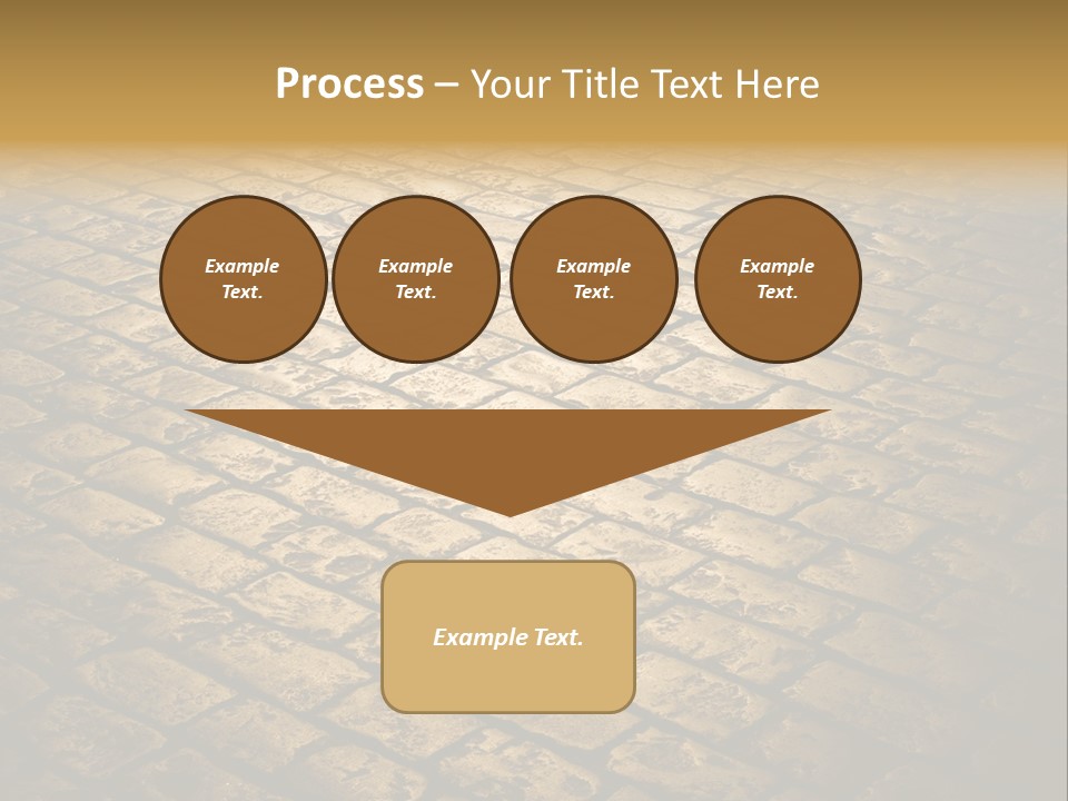 Close Up Pavement PowerPoint Template