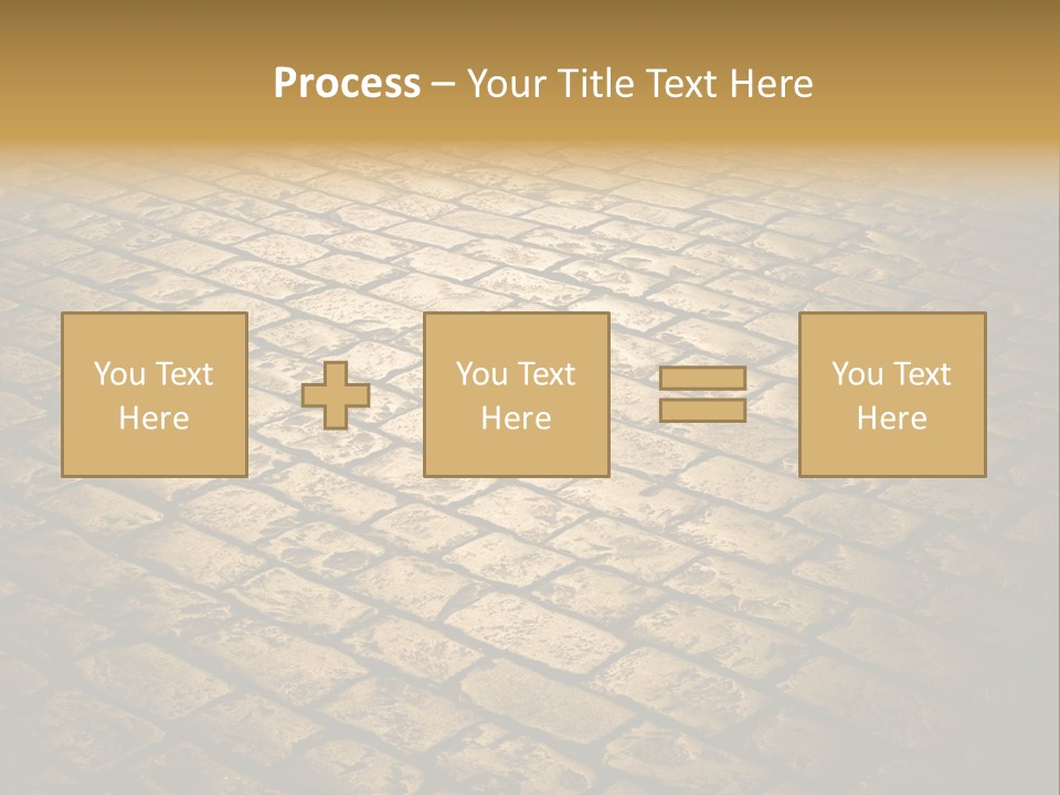 Close Up Pavement PowerPoint Template