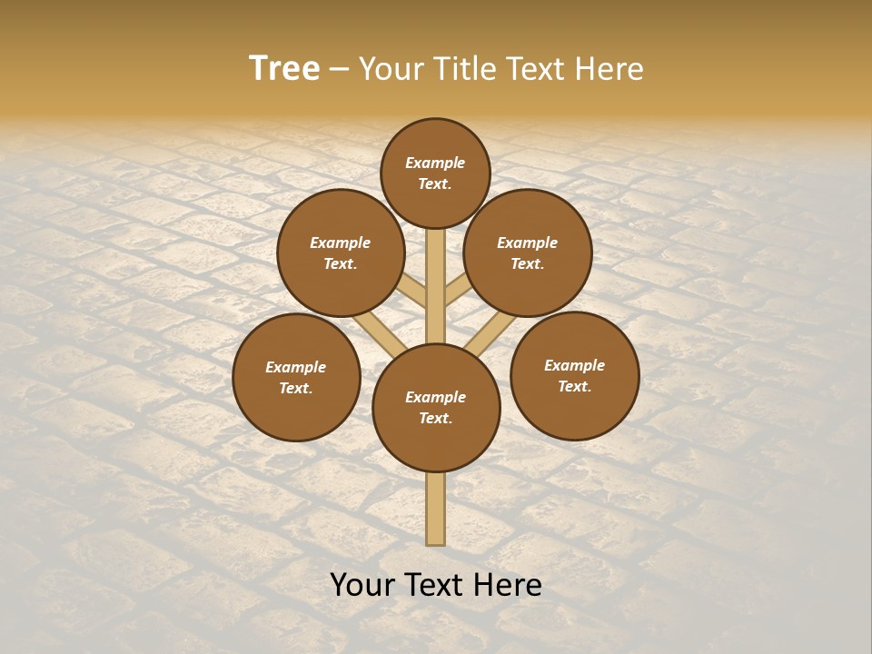 Close Up Pavement PowerPoint Template