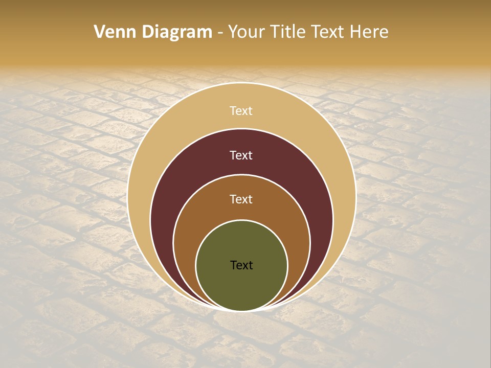 Close Up Pavement PowerPoint Template
