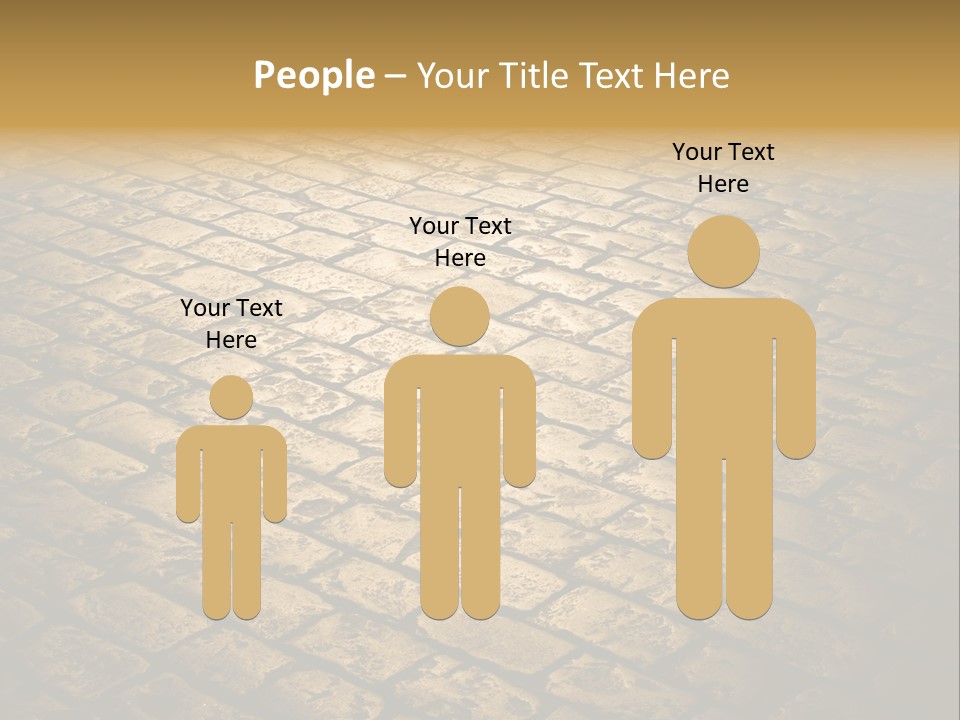 Close Up Pavement PowerPoint Template