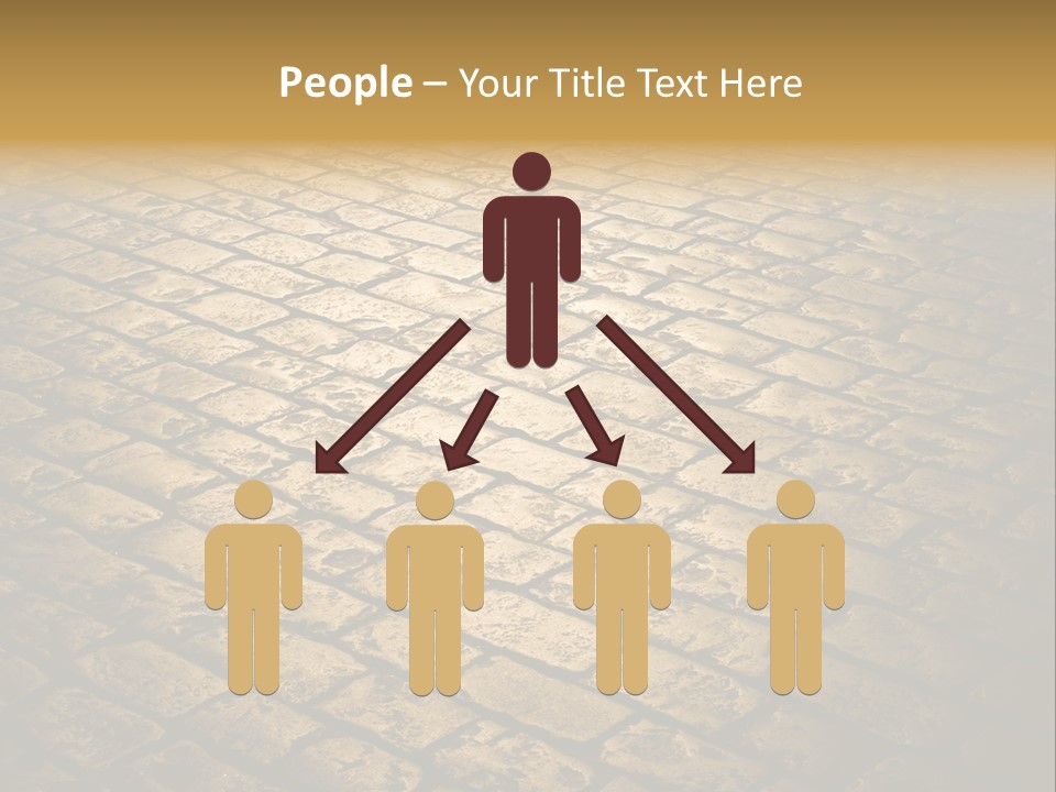 Close Up Pavement PowerPoint Template