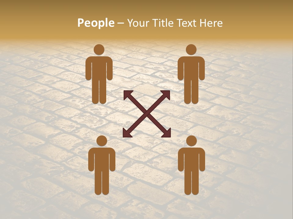 Close Up Pavement PowerPoint Template