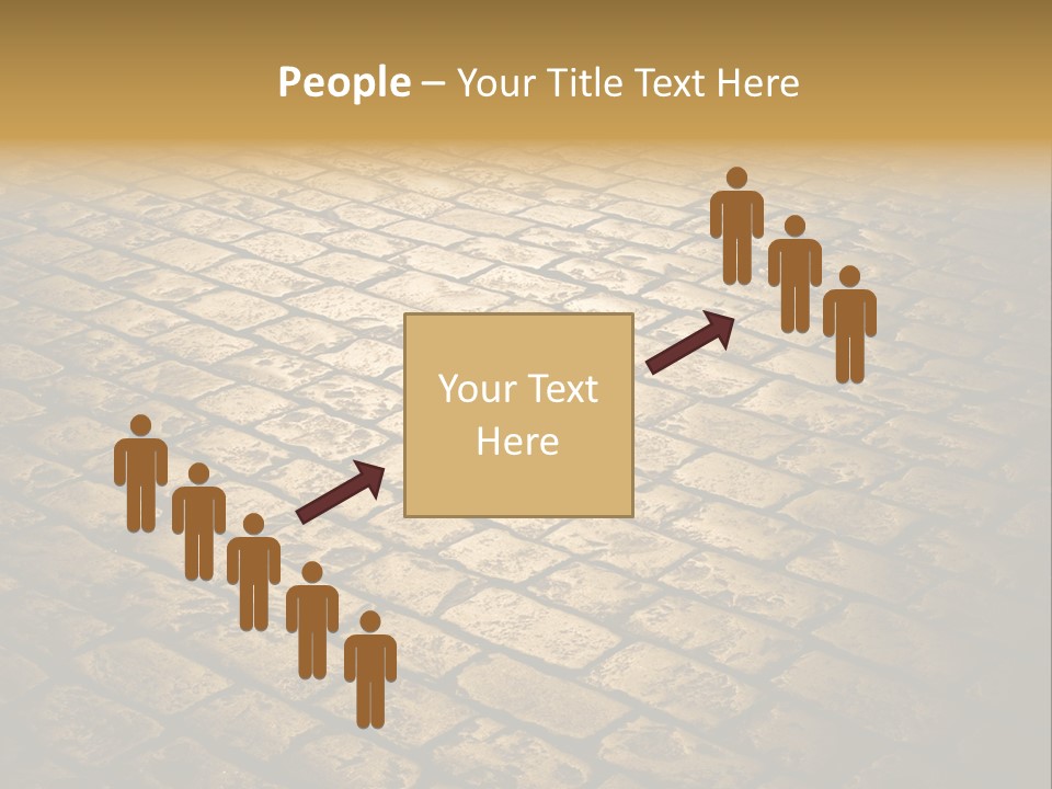 Close Up Pavement PowerPoint Template