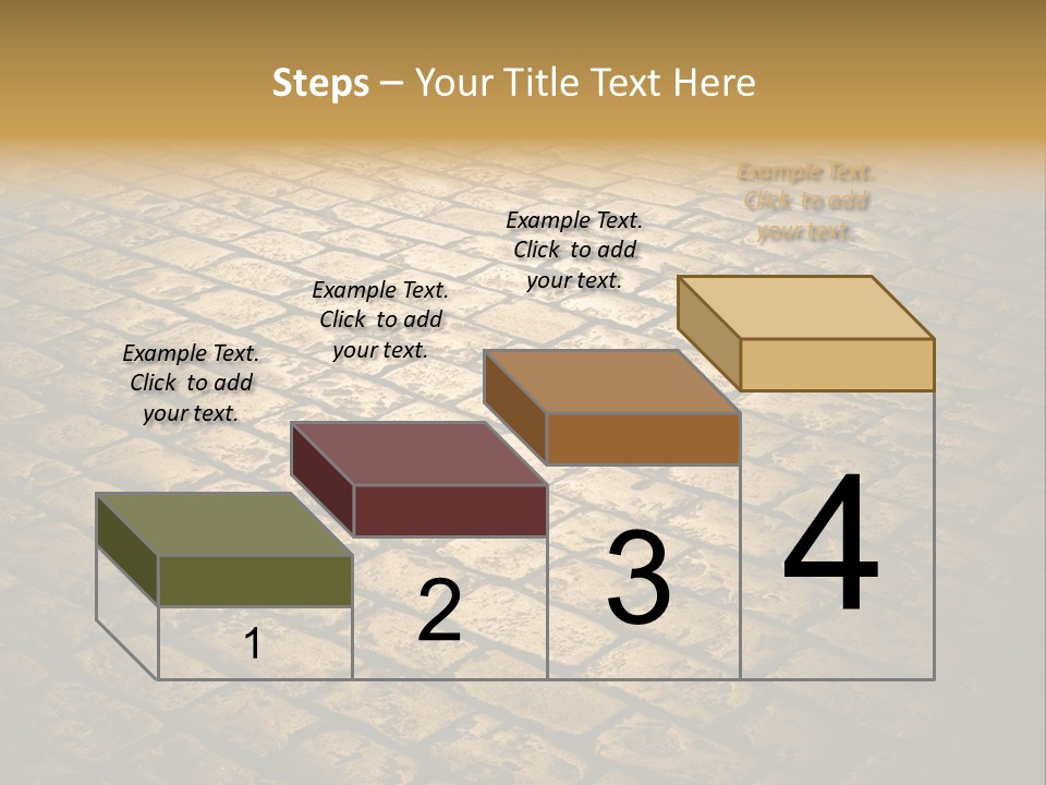 Close Up Pavement PowerPoint Template