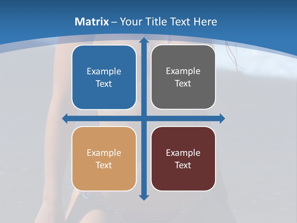 Hotbabe Bikini Beach PowerPoint Template