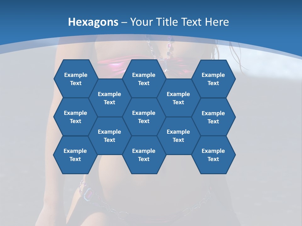 Hotbabe Bikini Beach PowerPoint Template