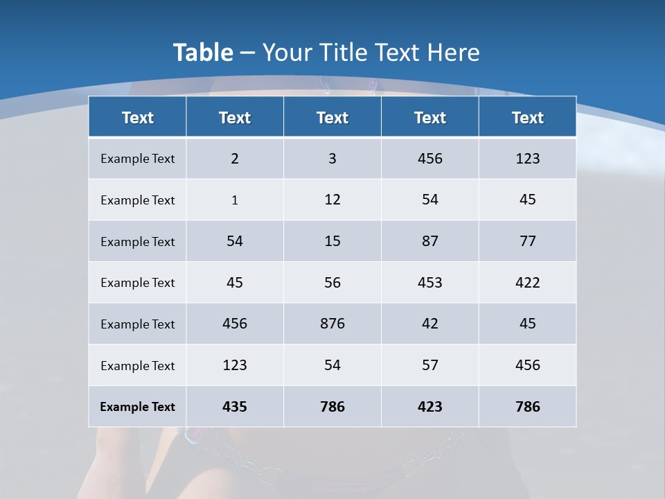 Hotbabe Bikini Beach PowerPoint Template