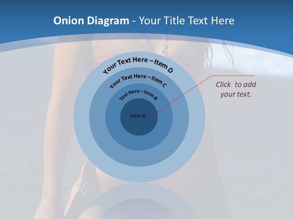 Hotbabe Bikini Beach PowerPoint Template