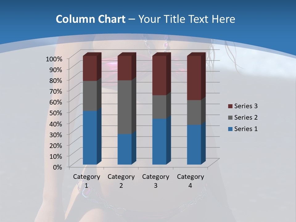 Hotbabe Bikini Beach PowerPoint Template