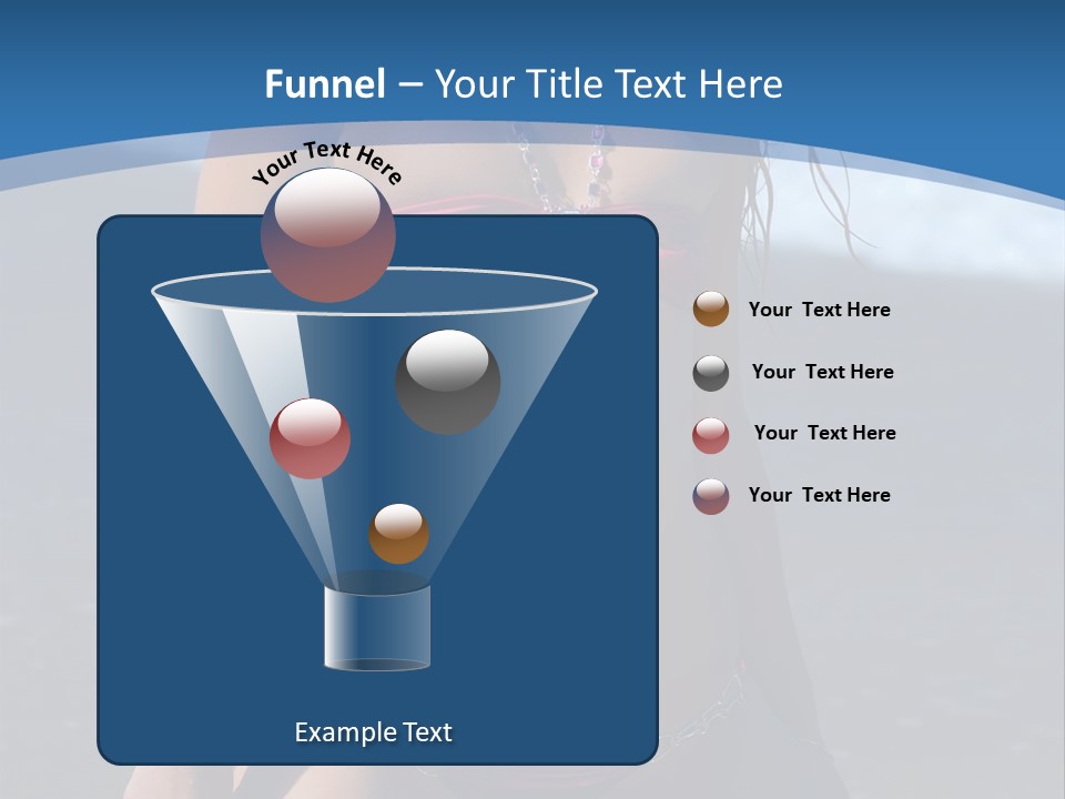 Hotbabe Bikini Beach PowerPoint Template