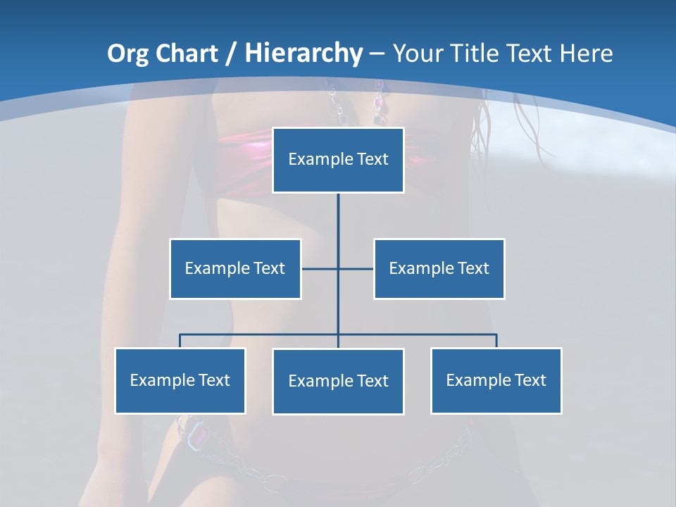 Hotbabe Bikini Beach PowerPoint Template