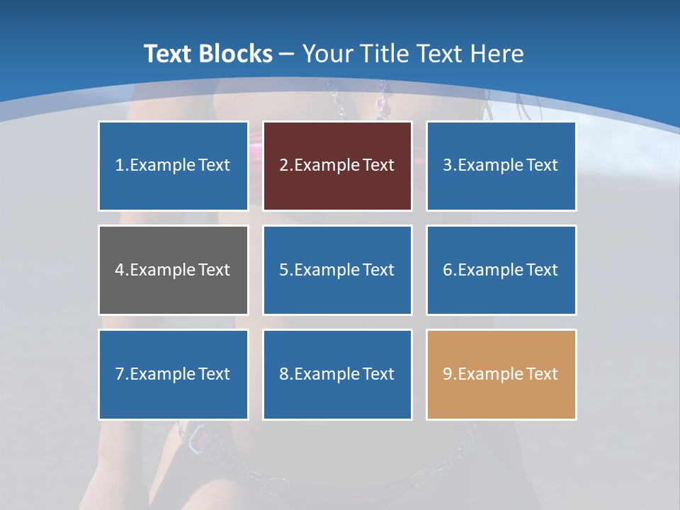 Hotbabe Bikini Beach PowerPoint Template