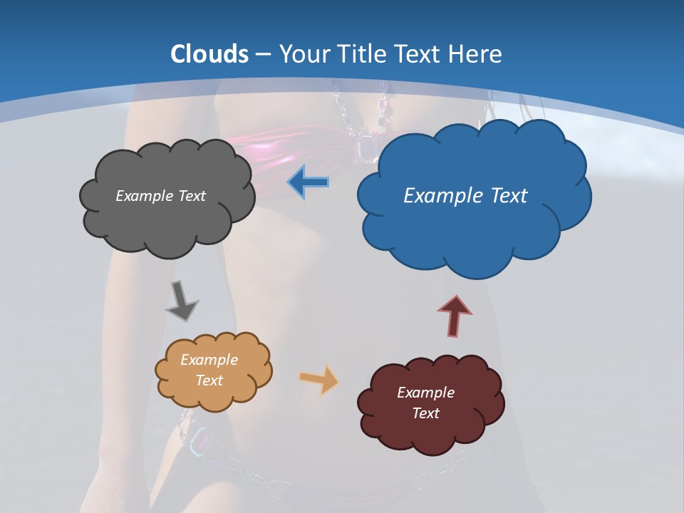 Hotbabe Bikini Beach PowerPoint Template