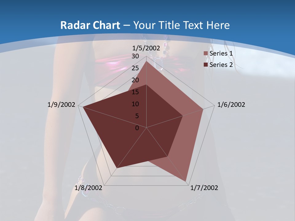 Hotbabe Bikini Beach PowerPoint Template