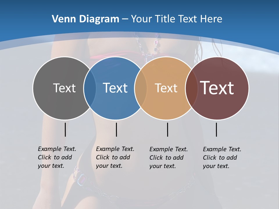 Hotbabe Bikini Beach PowerPoint Template