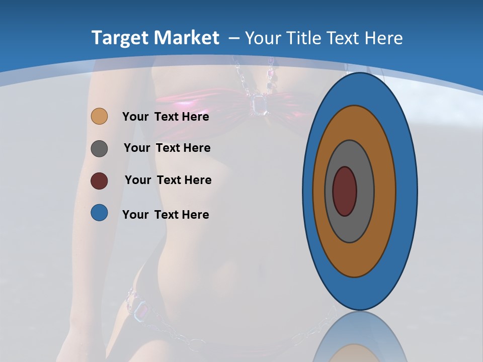 Hotbabe Bikini Beach PowerPoint Template