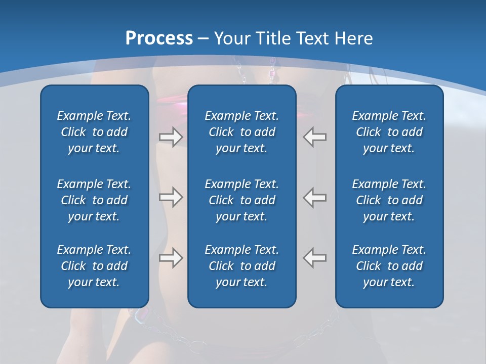 Hotbabe Bikini Beach PowerPoint Template