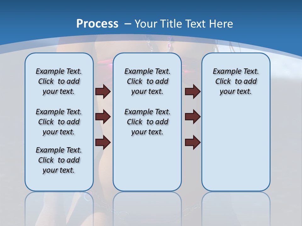 Hotbabe Bikini Beach PowerPoint Template