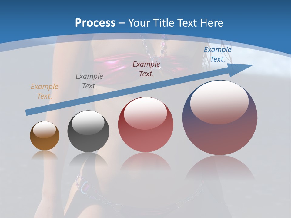 Hotbabe Bikini Beach PowerPoint Template