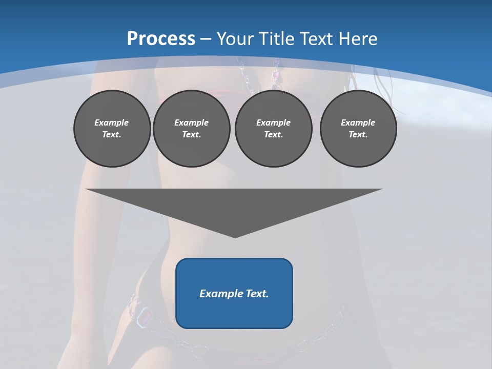 Hotbabe Bikini Beach PowerPoint Template