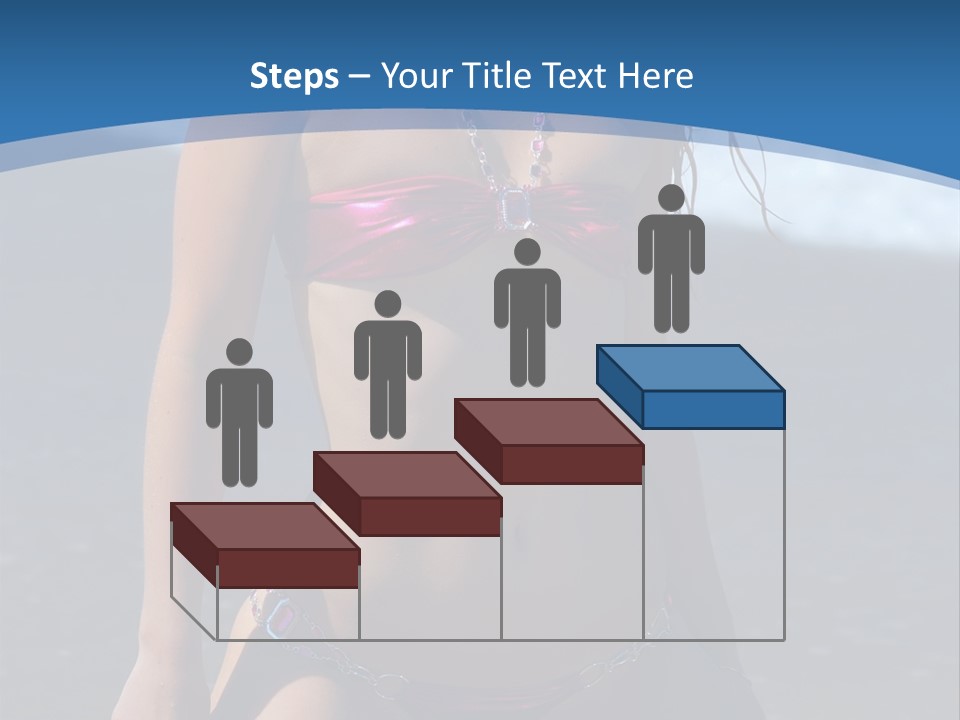 Hotbabe Bikini Beach PowerPoint Template