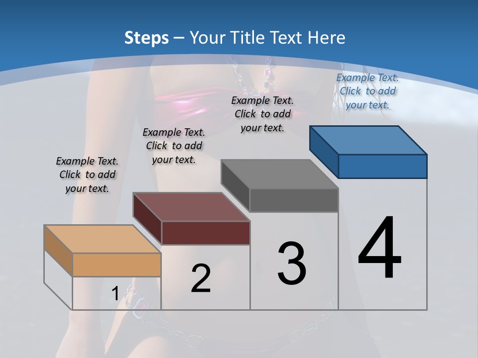 Hotbabe Bikini Beach PowerPoint Template