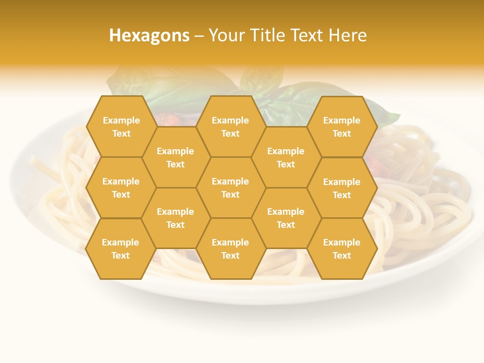 Plate Of Pasta PowerPoint Template