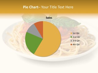 Plate Of Pasta PowerPoint Template