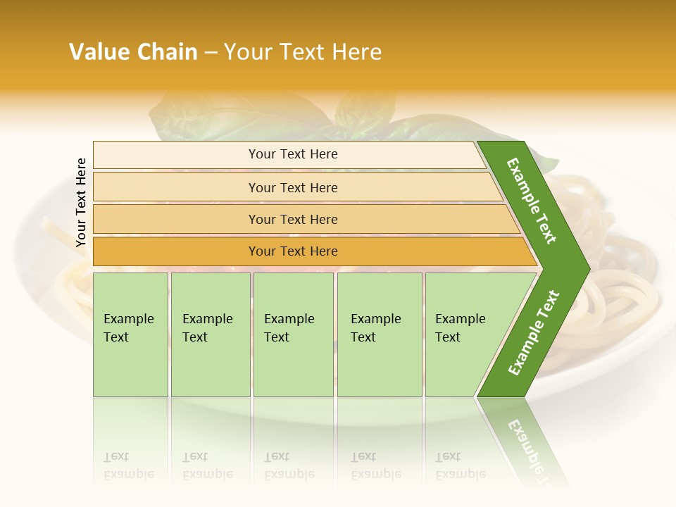 Plate Of Pasta PowerPoint Template