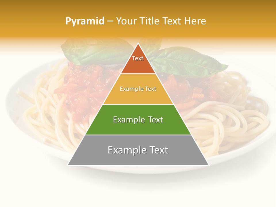 Plate Of Pasta PowerPoint Template