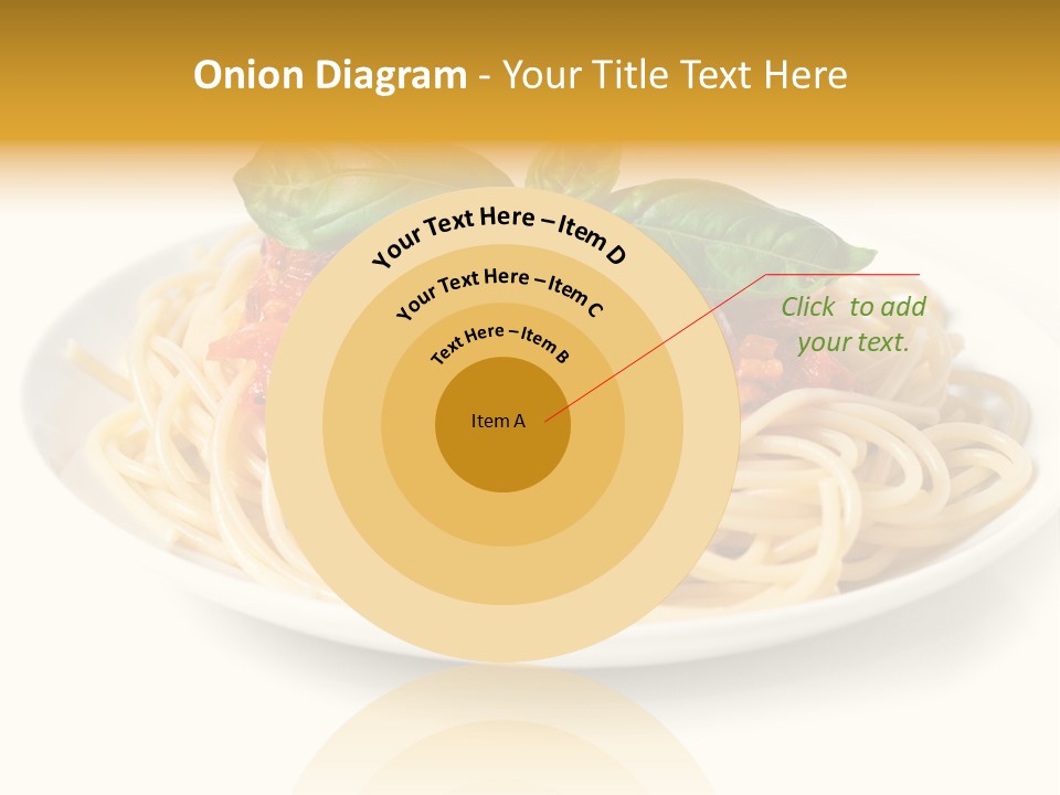 Plate Of Pasta PowerPoint Template