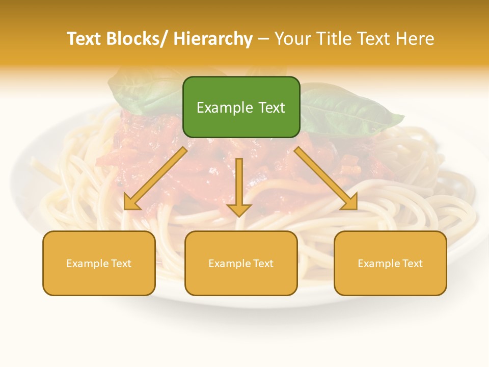 Plate Of Pasta PowerPoint Template
